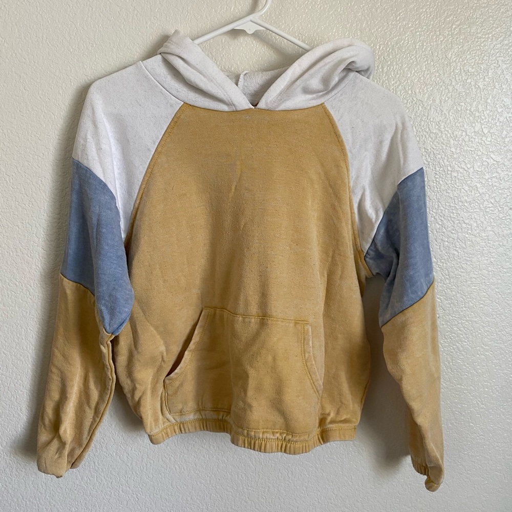Pink Rose Cropped Hoodie